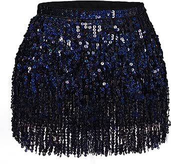 Belly Dance Hip Scarf Sequin Tassel Skirt Wrap Sparkly Rave Costume for Women Space Cowgirl Costume, Sabrina Carpenter Concert, Belly Dance Hip Scarf, Olivia Rodrigo Concert, Greek Week, Dance Skirts, Belly Dance Skirt, Mardi Gras Outfits, Hip Scarf