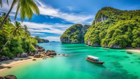 Thailand's largest island, Phuket, attracts millions of international visitors each year, and boasts the highest density of beach resorts in the country. This Phuket travel guide is your insider's passport to the top things to do in Phuket, exploring the island’s lush landscapes, crystal-clear waters, and vibrant local culture. Whether you're seeking adventure, relaxation or a taste of Thailand's famed hospitality, #guide #phuket #thailand #tour #tourism Phuket Thailand Travel, Phuket Travel Guide, Things To Do In Phuket, Phuket Beach, Thailand Tour, Phuket Island, Tenses Grammar, Karon Beach, Phuket Travel