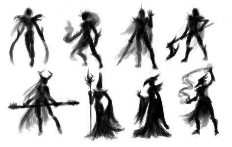 Fantasy Female Villain concept by Yerin Yoo - Skillshare Villain Poses, Character Art Design, Boss Monster, Hair Stenciling, Tree Drawings Pencil, Female Villains, Poses Drawing, Story Design, Small Drawings