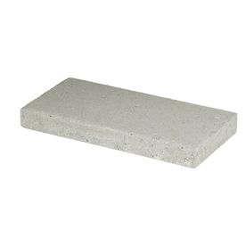 Oldcastle 8-in x 2-in x 16-in Gray Cap Block Gray Concrete Patio, Rectangle Patio, Paver Steps, Patio Blocks, Patio Stone, Grey Patio, Gray Concrete, Natural Playground, Concrete Pavers