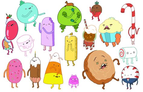 Candy people Adventure Time Birthday Party, Adventure Time Birthday, Candy People, Adventure Time Parties, Adventure Time Drawings, Adventure Time Style, Adventure Time Tattoo, Adveture Time, Adventure Time Characters