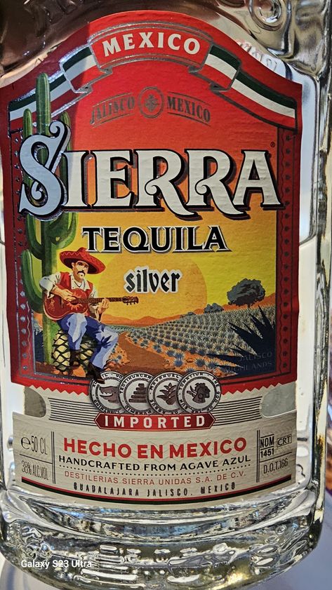 Sierra Tequila Silver Cocktail Accessories, Liqueur, Brandy, Tequila, Gin, Liquor, Vodka, Rum