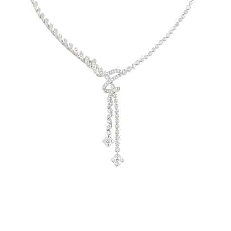 Torsade de Chaumet necklace White Gold - 084160 - Chaumet Chaumet Necklace, Gold Reference, Necklace White Gold, Vvs Diamond, French Jewelry, Vs Diamond, Signature Jewelry, Necklace White, High Jewelry