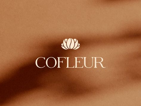 Coffleur - Coffee & Flower Shop by Mahmood on Dribbble Luxury Coffee Shop, Wellness Branding, Flower Shop Design, Coffee Shop Branding, Jewelry Logo Design, Florist Logo, Luxury Coffee, Shop Branding, Flower Branding