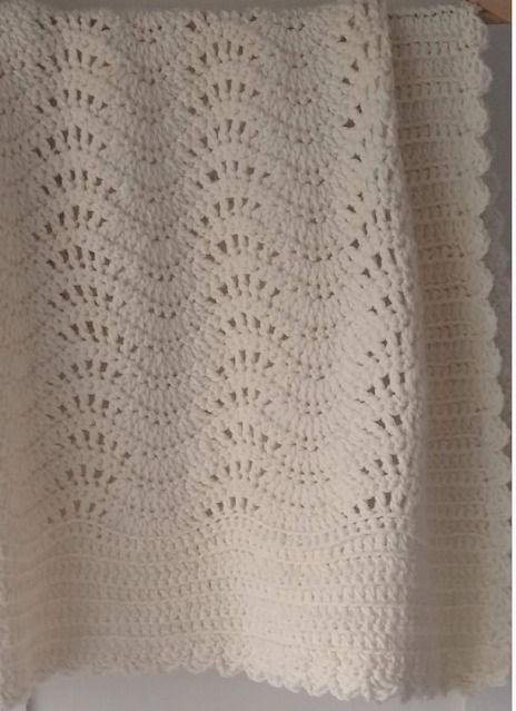 Gentle Waves Baby Blanket - Crochet pattern Crochet Wave Pattern, Easy Beginner Crochet Patterns, Crochet Throw Pattern, Crochet Baby Blanket Free Pattern, Crochet Snowflake Pattern, Crochet Afghan Patterns Free, Baby Bamboo, Crochet Knit Stitches, Crochet Shawl Pattern Free