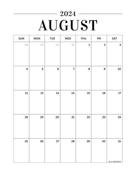 Printable calendar for August 2024! Free monthly calendar for planners, binders, digital planners cuteplannerideas #assignmentplanner #downloadplanner #plannerlove Monthly Planner August 2024, August Month Calendar 2024, August 2024 Calendar, Pink Monthly Planner, Printable Calendar Free, August Planner, Free Monthly Planner, Planner Monthly Layout, 2024 Printable Calendar