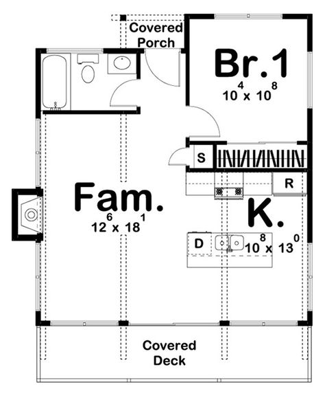 black_diamond_1st Cabin Plan, Pod House, Garage Apartment Plans, Cottage Floor Plans, Cozy Family Rooms, A Small House, Modern Mountain Home, Monster House Plans, Small House Floor Plans