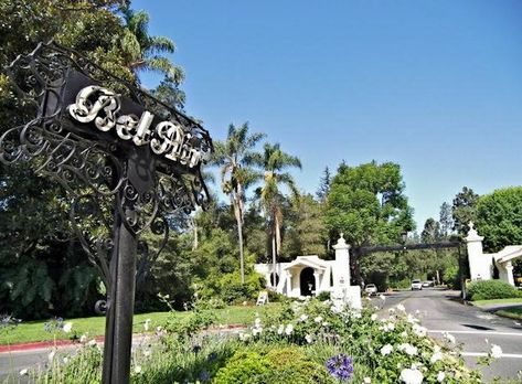 Bel-Air-one-of-the-most-sought-after-neighborhoods-in-the-country. Bel Air Los Angeles, Bel Air California, Los Angeles Vacation, West Gate, Los Angeles Neighborhoods, Air One, Prince Of Bel Air, Green Lawn, Celebrity Houses