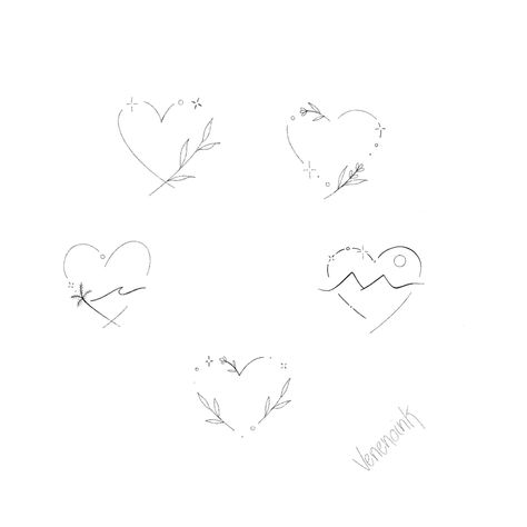 Family Tattoos Ideas, Love Heart Tattoo, Family Tattoo Ideas, Small Girly Tattoos, M Tattoos, Small Tattoos Simple, Family Tattoo, Cute Tiny Tattoos, Memorial Tattoos