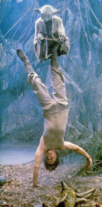 Yoda and Luke Skywalker.: Photos Rares, Star Wars Character, Master Yoda, Dark Vador, Mark Hamill, Darth Maul, Star Wars Yoda, Star Wars Pictures, The Empire Strikes Back