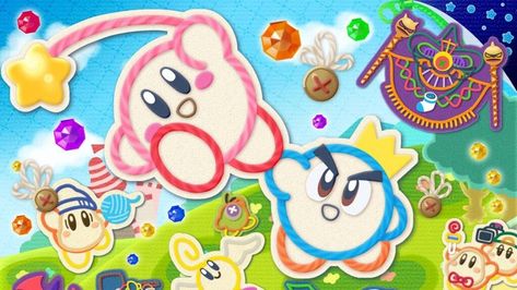 Yarn Kirby, Kirby Games, Kirby Stuff, Big Yarn, Meta Knight, Kirby Art, Yarn Ball, Nintendo 3ds, Super Nintendo