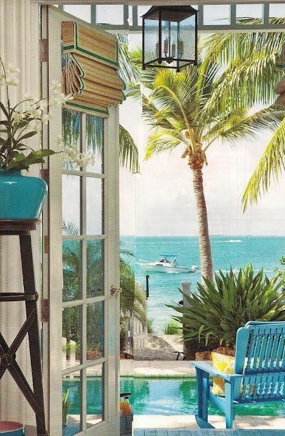 Key West Cottage, West Home, Dream Beach Houses, Real Estat, Beach Cottage Style, Dream Beach, Open Door, Beach Living, Cottage Living