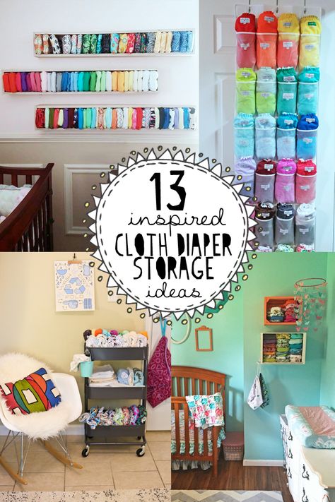 13 Inspired Cloth Diaper Storage Ideas | Dirty Diaper Laundry Nappy Storage Ideas, Diaper Storage Ideas, Cloth Diaper Organization, Cloth Diaper Storage, Baby Room Storage, Diaper Storage, Diaper Organization, Getting Ready For Baby, Diy Bebe