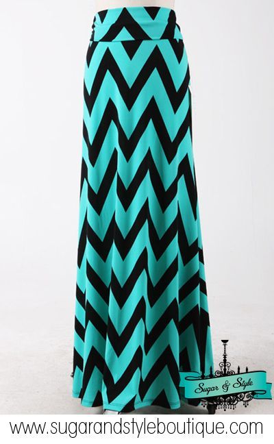 Chevron Maxi skirt - black and teal Chevron Skirts, Chevron Fashion, Church Skirt, Maxi Dress Modest, Chevron Maxi Skirts, Modest Maxi, Dress Modest, Print Maxi Skirt, Maxi Dress Outfit