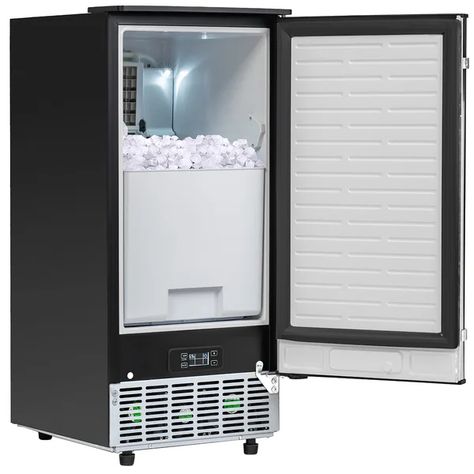 Deco Chef 80 Lb. lb. Daily Production Cube Ice Built-In Ice Maker Under Counter Ice Maker, Counter Ice Maker, Commercial Ice Maker, Ice Makers, Ice Maker Machine, Ice Storage, Portable Ice Maker, Ice Scoop, Clear Ice