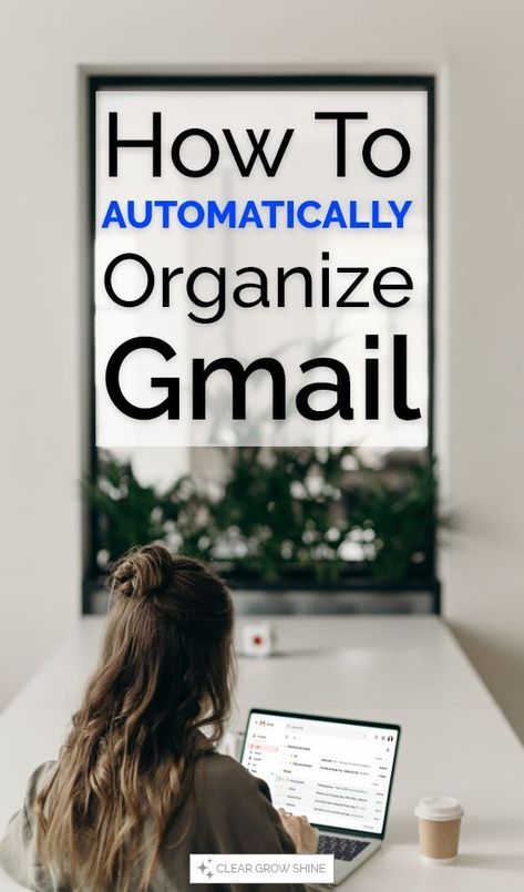 Organize Gmail like a pro in just 3 steps. This is your guide to the best way to organize your Gmail inbox. Learn how to easily get rid of email backlog and unsubscribe from email lists. For long-term results you want to have a routine for processing email and set up filters in  Gmail. #emailorganization #gmailhacks #emailproductivity Gmail Organization Tips, Work Email Organization Outlook, Organize Gmail, Organizing Outlook Email, Outlook 365 Email Organization Tips, Organizing Emails Gmail, Email Organization, Gmail Hacks, Google Tasks