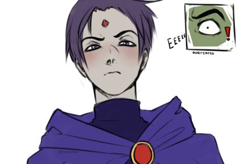 Raven looks hot as a guy! Dc Raven Fanart, Male Raven, Teen Titans Love, Vhope Fanart, Raven Fanart, Raven Beast Boy, Original Teen Titans, Robin Dc, Teen Titans Fanart