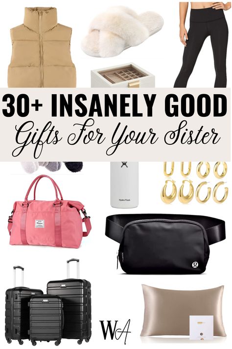 Find the perfect gifts for your sister that she will obsess over. Discover amazing and trendy options that will make her feel extra special. #GiftsForSister #AmazingGifts #TrendyPicks Best Sister Christmas Gifts, Best Gifts For Sister, Sister Birthday Gifts, Sister Christmas Presents, 22 Birthday Gifts, Best Gift For Sister, Sister Birthday Presents, Christmas Presents For Girls, Unique Gifts For Sister