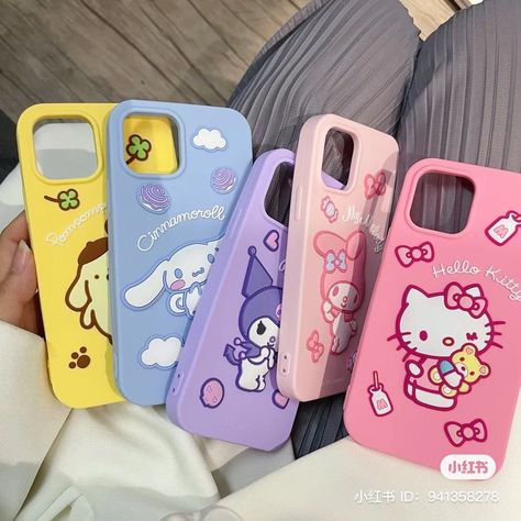 Sanrio Phone Case, Hello Kitty Phone, Kawaii Iphone Case, Hello Kitty Phone Case, Hello Kitty Rooms, Hello Kitty Clothes, Hello Kitty Accessories, Girly Phone Cases, Kawaii Phone Case