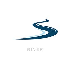 River Graphic, River Illustration, River Logo, River Restaurant, Logo Reference, Office Logo, Winter Guard, Vector Icons Illustration, Cafe Logo