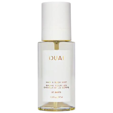 St. Barts Hair and Body Mist - OUAI | Sephora Ouai Hair Perfume, Ouai Lotion, Ouai Hair And Body Mist, Ouai St Barts Perfume, St Barts Ouai, Ouai Perfume, Ouai St Barts, Hair And Body Mist, Ouai Hair