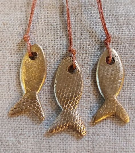 Birthday Gift For Bf, Fish Pendant Necklace, Minimal Bracelet, Fish Jewelry, Bf Gifts, Fish Pendant, Copper Art, Minimal Earrings, Handmade Jewel