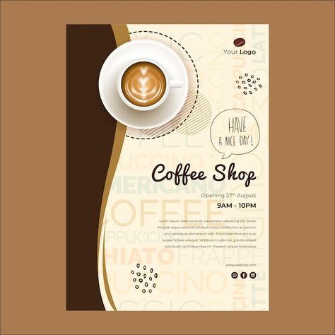 Coffee Graphics Design, Coffee Shop Business Card, Coffee Graphics, Free Business Card Design, Creative Typography Design, Coffee Shop Business, Cafe Posters, Adobe Illustrator Graphic Design, Graphic Design Tutorials Learning