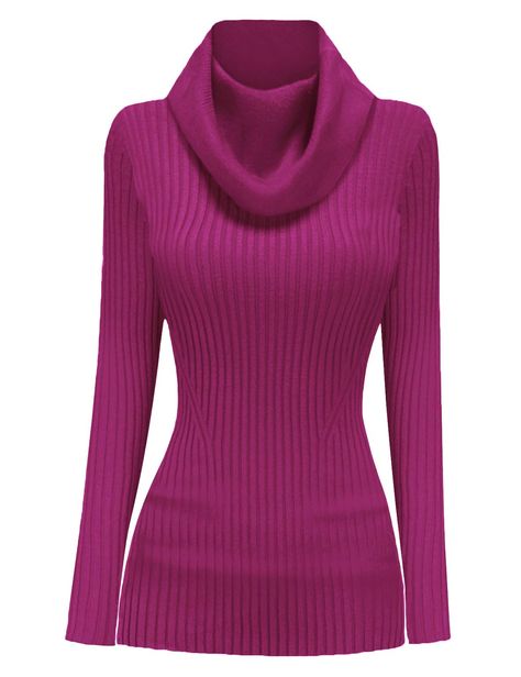 Bodycon Sweater, Slim Sweater, Knit Sweaters, Sweater Fits, Sweater Collection, Knit Long Sleeve, Women Hoodies Sweatshirts, Cowl Neck Sweater, Winter Sweaters