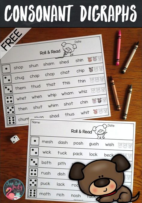 Decoding Games First Grade, Digraph Game, Decoding Games, Digraphs Kindergarten, Ela Intervention, Digraph Activities, Free Phonics Activities, Teaching Digraphs, Digraph Games