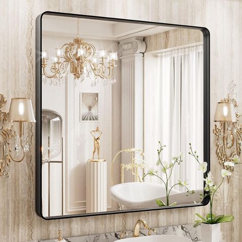 Large bathroom mirrors