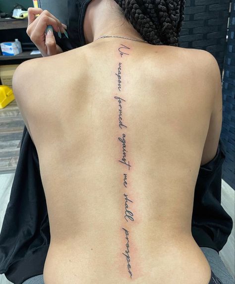 Thigh Quote Tattoo, Girl Quote Tattoo, Quote Tattoo Placement, Quote Tattoo Ideas, Scripture Tattoos, Bible Verse Tattoos, Tattoo Quote, Verse Tattoos, Tattoo Thigh