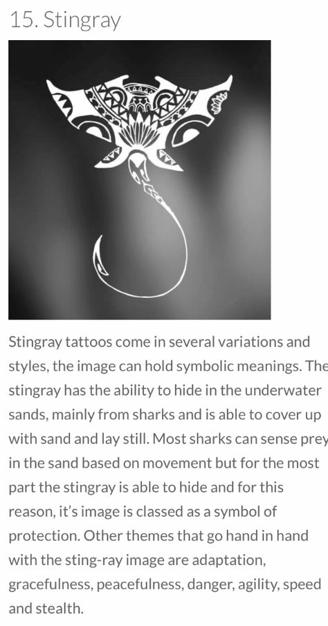 Stingray Symbolism, Stingray Tattoo Back, Stingray Tattoos, Stingray Tattoo, Dainty Tattoos, Ink Ideas, Art Tattoos, Ankle Tattoo, Skin Art