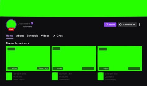 Pinterest Template Green Screen, Twitch Account Template, Social Media Template Shifting, Zoom Call Template, Twitch Overlay Templates, Dr Template, Twitch Streamer Aesthetic, Header Template, Youtuber Dr