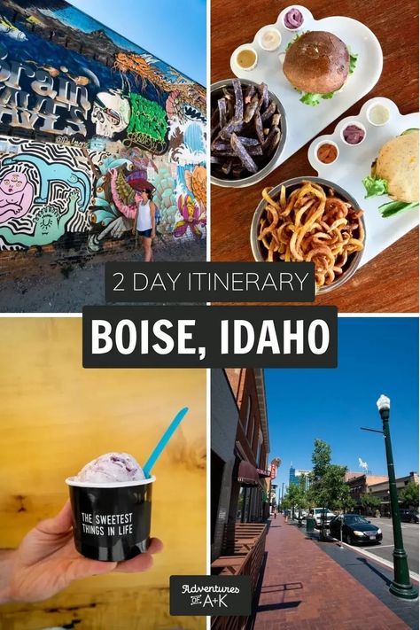 2 Days in Boise Itinerary: Things to do in Boise, What to do in Boise, Boise Hikes, Boise Food, Best food in Boise, Weekend in Boise, Where to stay in Boise, Getting to Boise, Visiting Boise, Boise things to do, Boise Idaho, What to do in Idaho, Things to do in Idaho, Idaho Road Trip Things To Fo, Idaho Road Trip, Things To Do In Idaho, Visit Idaho, Idaho Travel, Yellowstone Trip, Golf Trip, Twin Falls, Coeur D'alene