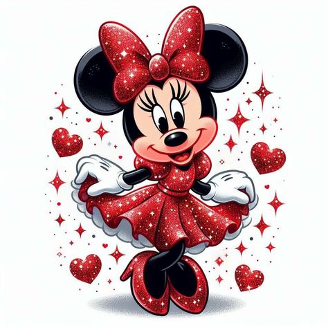 Minnie Mouse Stickers, Minnie Mouse Drawing, Mickey Mouse Wallpaper Iphone, Mickey Mouse Images, Minnie Mouse Images, Minnie Mouse Pictures, Disney Princess Artwork, Mouse Crafts, Mickey Mouse Art