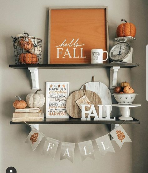 Fall Room Decor, Fall Living Room, Fall Decor Inspiration, Fall Thanksgiving Decor, Fall Deco, Farmhouse Fall Decor, Fall Halloween Decor, Seasonal Home Decor, Farmhouse Fall