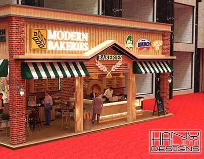 Bakery Booth, Modern Bakery, Bakery Goods, Bakery Design, Exhibition Booth Design, Graphic Design Product, Exhibition Booth, Booth Design, Design Product