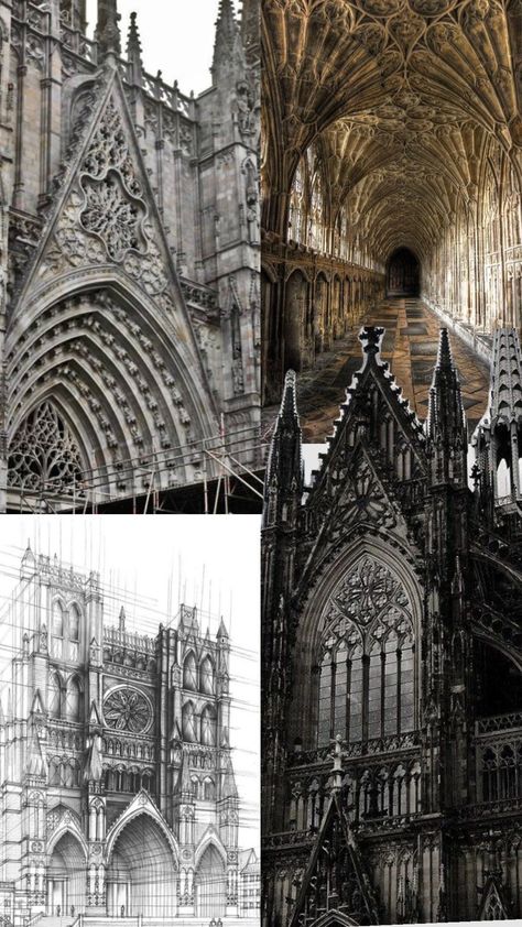 Gothic Era Gothic Architecture Mood Board, Gothic Architecture Inspired Fashion, Gothic Mood Board, Goth Collage, Architecture Inspired Fashion, Gothic Collage, Mood Broad, Goth Architecture, Gothic Style Architecture