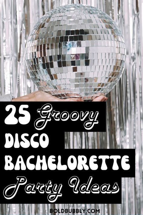 disco bachelorette party Disco Bachelorette Party Theme, Disco Themed Bachelorette Party, Disco Party Outfit Ideas, Disco Themed Bachelorette, Disco Theme Parties, Disco Bachelorette Party, Bachelorette Party Theme, Disco Theme Party, Themed Bachelorette Party