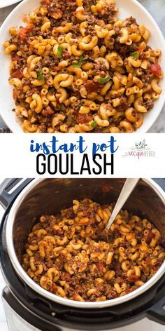 Instant Pot Goulash Easy, Instapot Ground Beef Pasta Recipes, Instant Pot Beef Pasta, Ground Beef Insta Pot Recipes, Recipes With Ground Beef Instant Pot, Ip Ground Beef Recipes, Ground Beef Instapot Recipes, Goulash Recipes Instant Pot, Instant Pot Recipes With Ground Beef