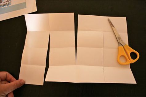 Making A Mini Book, How To Make A Mini Book With Paper, How To Make A Mini Book, Make A Mini Book, Mouse Mansion, Maze Book, Handmade Sketchbook, Bookbinding Tutorial, Accordion Book