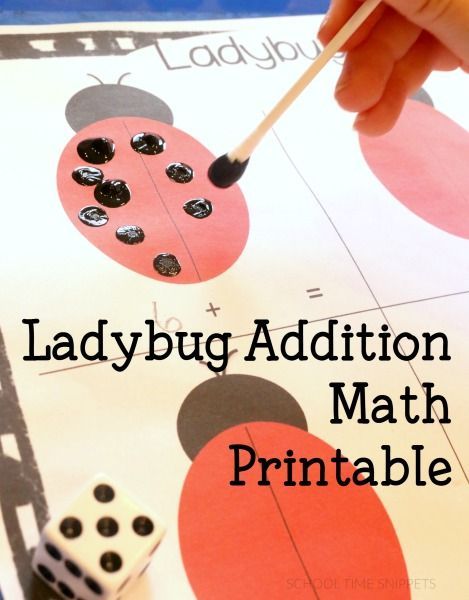 Ladybug Addition Math Printable | Practice addition with this cute ladybug themed printable by adding spots to both sides and then adding the spots together! Eyfs Maths, Classroom Clock, Kindergarten Addition, Printable Math Games, Letter Matching Activities, Math Kindergarten, Math Tutoring, Addition Kindergarten, March Break