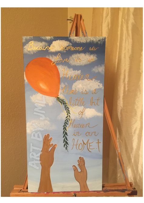 In Memory Painting Ideas, Art For Loved Ones, In Memory Of Painting Ideas, Painting For Lost Loved One, Paintings For Passed Loved Ones, In Loving Memory Paintings, Memorial Paintings For Loved Ones, Paintings For Loved Ones, Missing Someone In Heaven