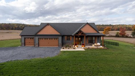 Dark & Moody in the Country - Diamond Kote® Building Products Country House Colors, Diamond Kote Siding, Siding Styles, Greek Revival Home, Siding Trim, State College Pa, Siding Colors, Craftsman Style Home, Craftsman Style Homes