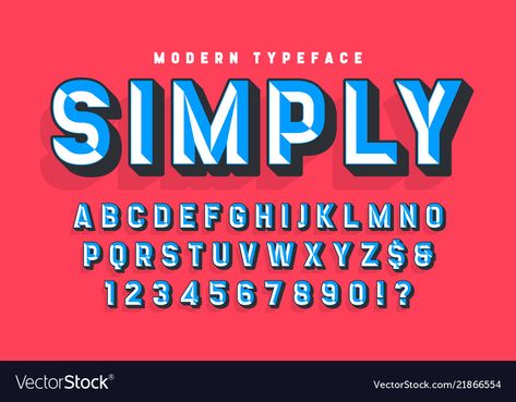 Fonts For Signs Alphabet, Cool Block Letter Fonts, Beveled Lettering, Type Effects, Lettering Fonts Shadow, Letters With Shadow Fonts, Bold Block Fonts Alphabet, Slanted Fonts Alphabet, Sign Lettering Fonts