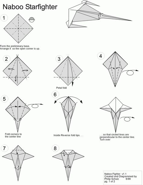 NABOO Origami Butterfly Tutorial, Origami Guide, Star Wars Origami, Origami Flowers Tutorial, Diy Paper Butterfly, Origami Diamond, Origami Frog, Star Wars Crafts, Origami Dragon