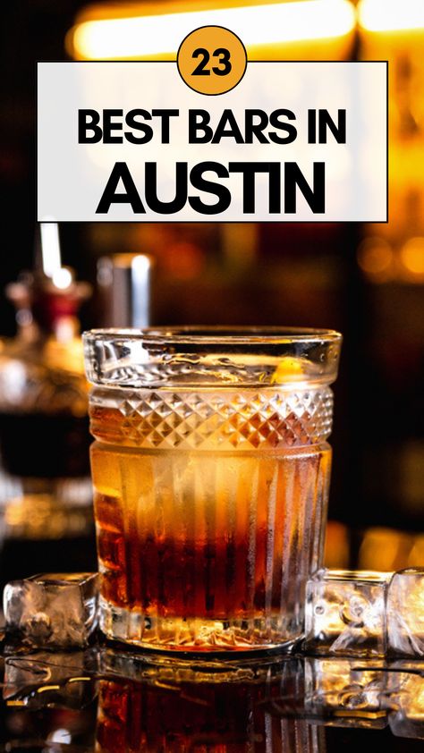 Best Bars in Austin Best Bars In Austin Texas, Austin Texas Restaurants, Austin Nightlife, Austin Bars, Dallas Bars, Downtown Austin Texas, Austin Restaurants, Bbq Bar, Austin Travel