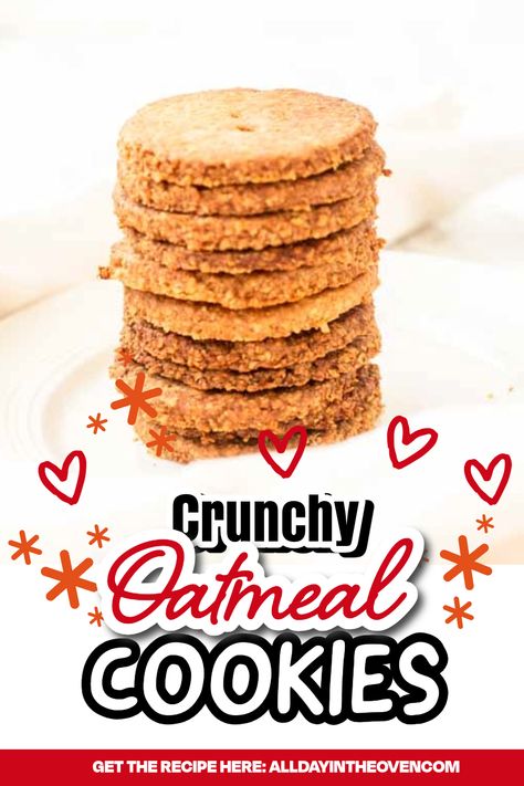 A stack with oatmeal cookies Old Fashion Oatmeal Cookies, Best Oatmeal Cookies Ever, Easy Oatmeal Cookie Recipe, Old Fashion Oatmeal, Christmas Oatmeal, Quaker Oatmeal Cookies, Homemade Oatmeal Cookies, Old Fashioned Oatmeal Cookies, Oatmeal Cookies Recipes Easy