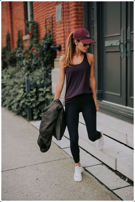 Ootd Sporty, Women Gym Outfits, Modest Workout, Modest Gym Outfit, Moda Academia, Athleisure Outfits Summer, Gymwear Outfits, Look Legging, Estilo Fitness