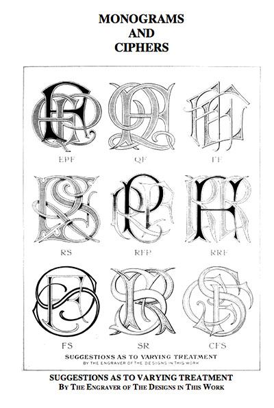 Monograms & Ciphers by Turbayne from Needlen Thread blog Jan 9, 2014 Monogram Tattoo, Alfabet Letters, Embroidery Alphabet, Calligraphy Letters, Vintage Typography, Typography Letters, Monogram Design, Monogram Fonts, Tattoo Lettering